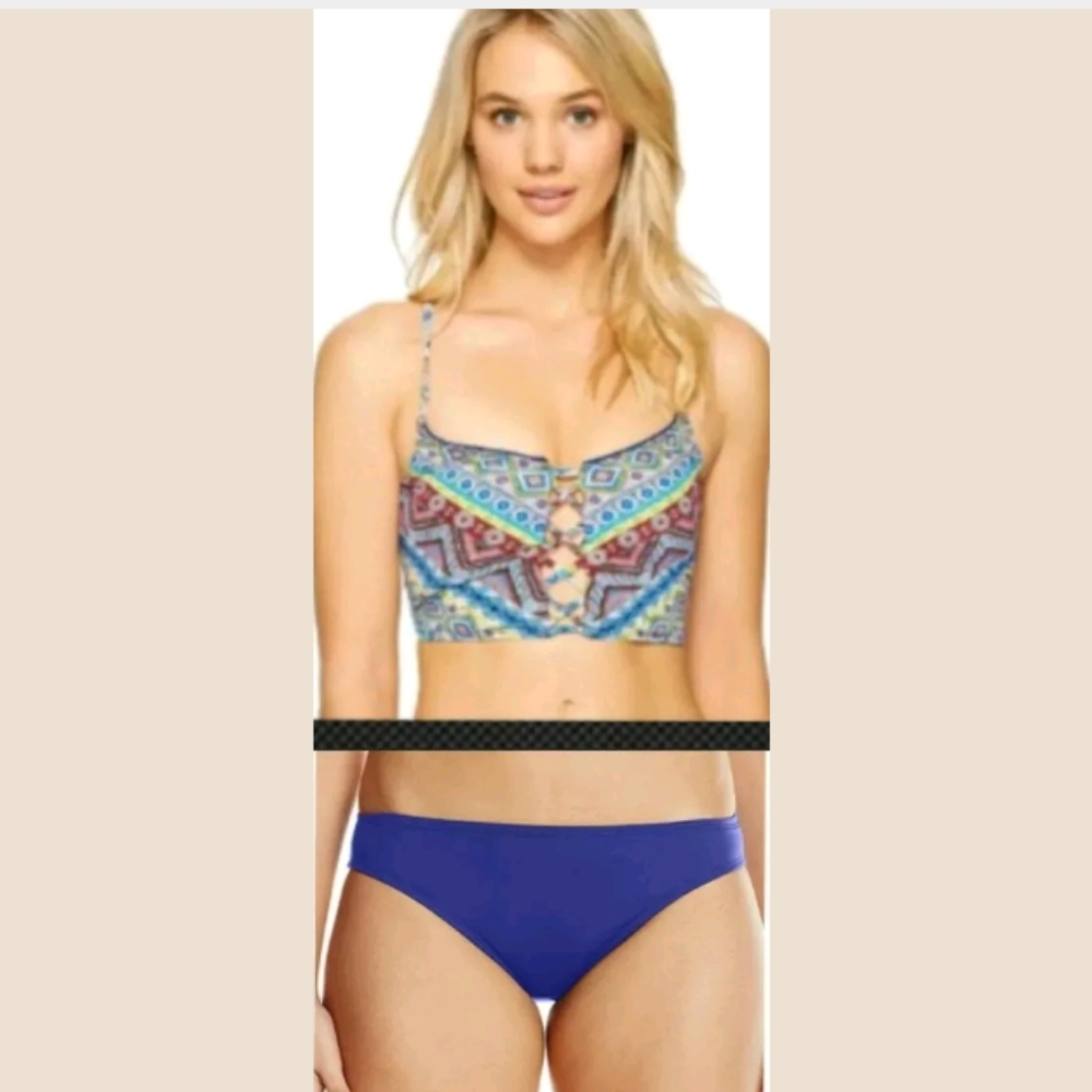 NWT La Blanca Bikini Tankini Set sz 10